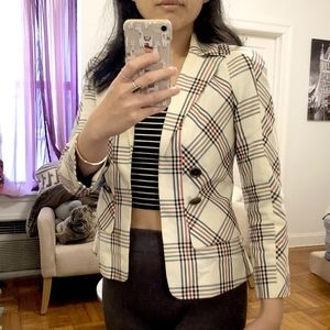 Diane Von Furstenberg fitted open blazer